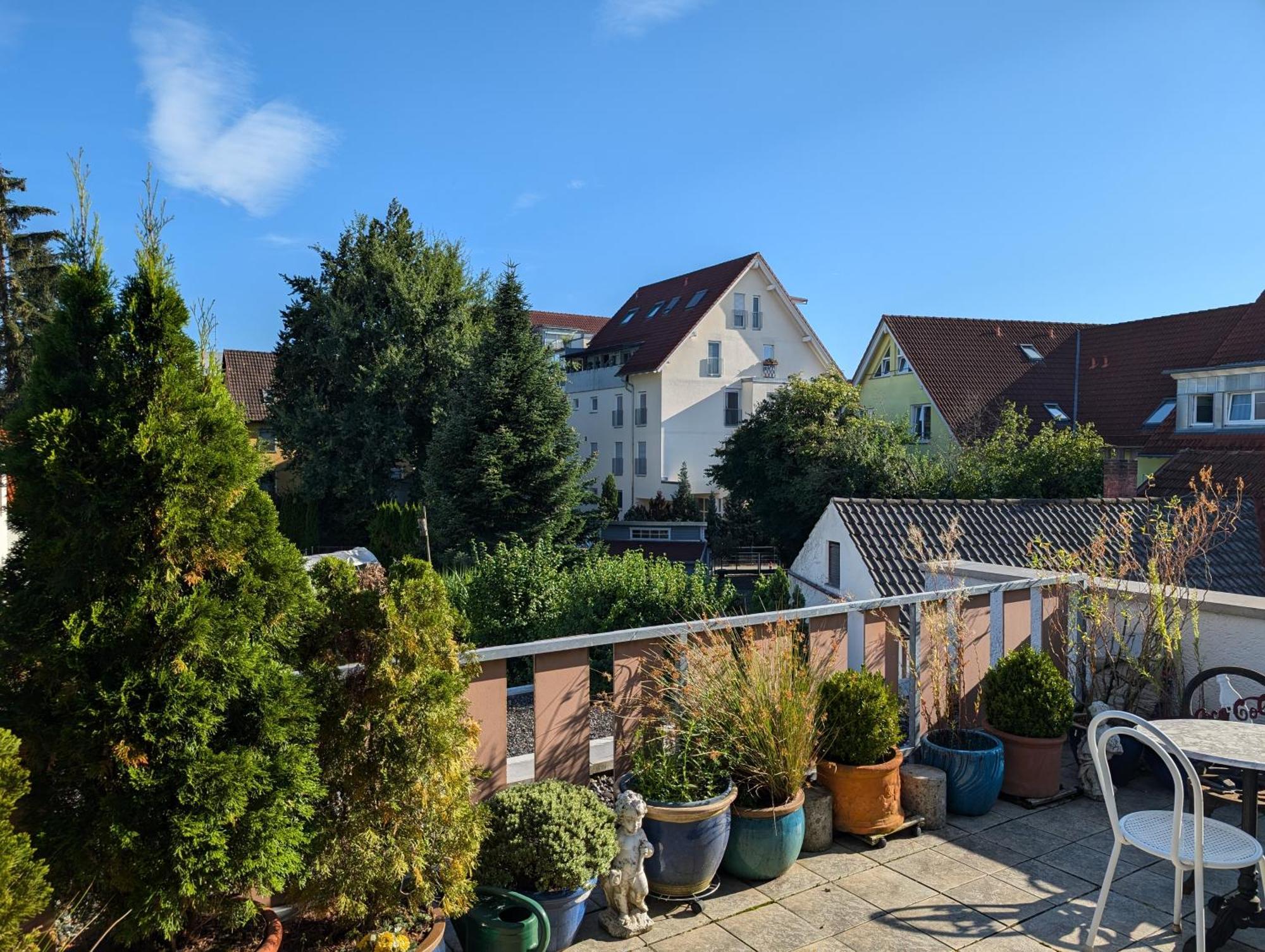 Storchennest - Schoenes, Ruhiges Apartment Mit Sonnenterrasse Tettnang Exterior foto